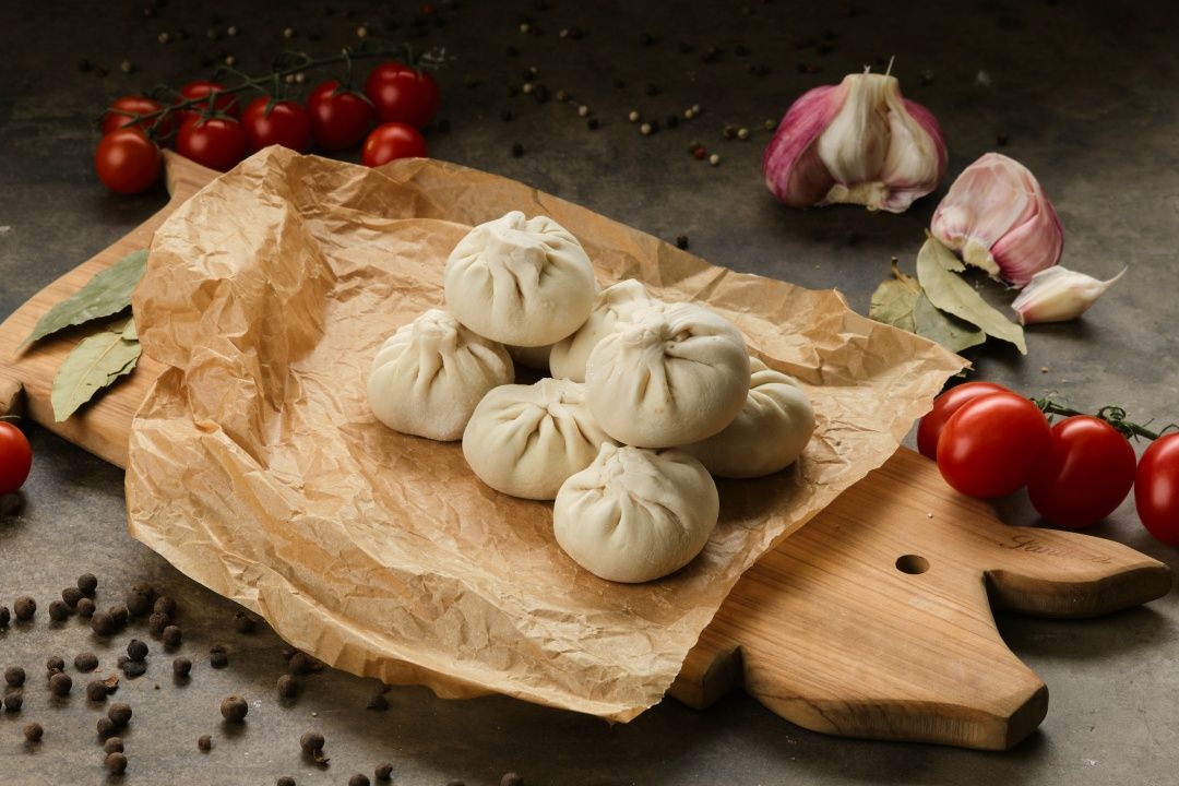 ХИНКАЛИ из свинины и говядины