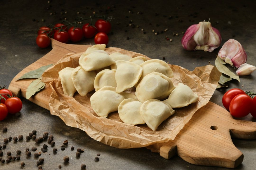 Вареники с картофелем и шпиком